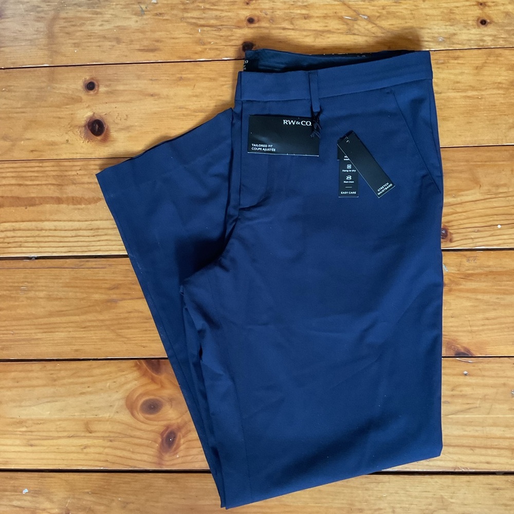 RW&CO Classic Navy Pants Men Size  36 x 32
